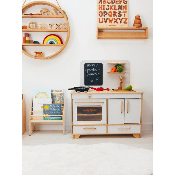 Children's Play Kitchen, Kids Room Furniture, Nursery Decor, Handcrafted Wooden Play Kitchen, Montessori Kitchen