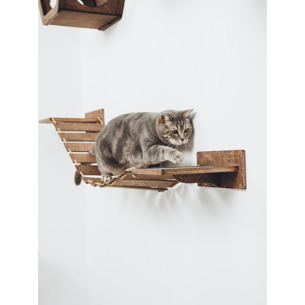 Cat Bridge, Wall Mounted Cat Furniture, Cat Furniture Wall Bridge, Cat Ladder, Kitten Bridge, Cat Climbing Wall,