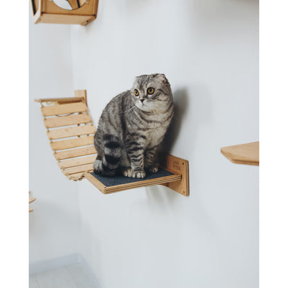 Cat Bridge, Wall Mounted Cat Furniture, Cat Furniture Wall Bridge, Cat Ladder, Kitten Bridge, Cat Climbing Wall,