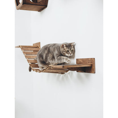 Cat Bridge, Wall Mounted Cat Furniture, Cat Furniture Wall Bridge, Cat Ladder, Kitten Bridge, Cat Climbing Wall,