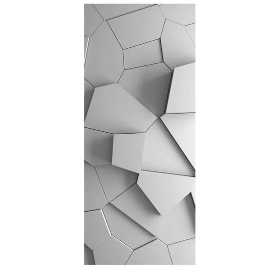 Modern Door Sticker 3D Door Painting Door Decor Peel and Stick Door Art Wallpaper Door Furniture